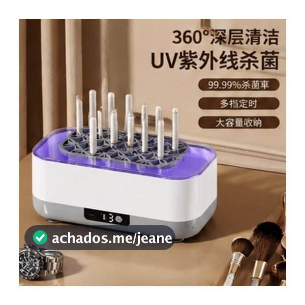 Máquina de Limpeza Ultrassônica Portátil USB com 3 Modos para Óculos, Joias, Relógios e Pequenos Acessórios