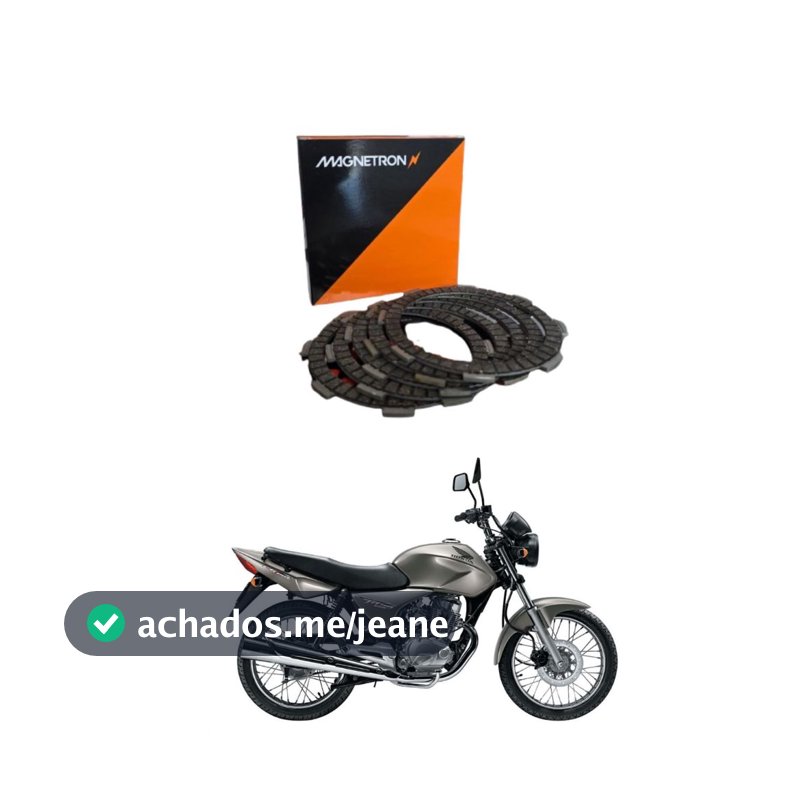 Discos de Embreagem Magnetron (5 Discos) Titan 150 e Bros 150