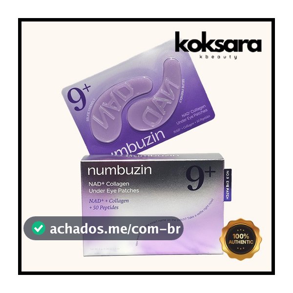 Numbuzin No.9 NAD+ Collagen Under Eye Patches 8g 1ea, 5ea