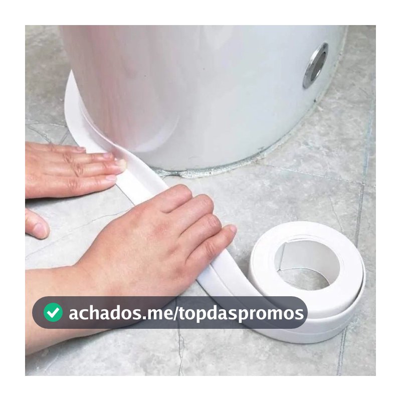 1/2 Fita Selante De Pvc 1M 3M 5M 10M À Prova D 'Água Para Cozinha / Banheiro / Banheira