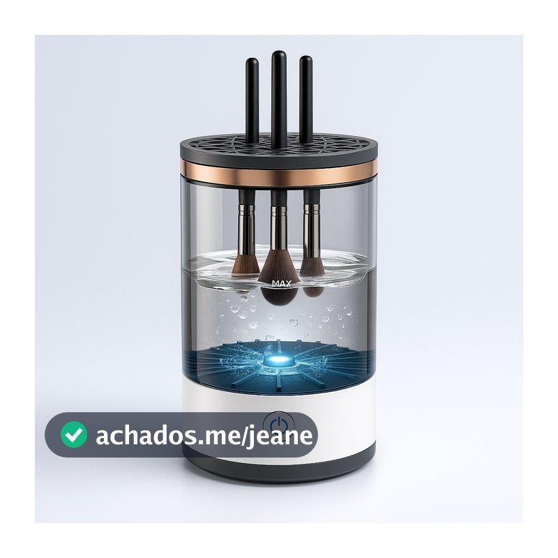 Limpador Automático Para Pincéis De Maquiagem Limpeza Usb