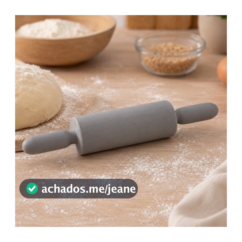 Mini Rolo Pequeno Cozinha Abrir Massa Pizza Pão Pastel Abridor 22cm