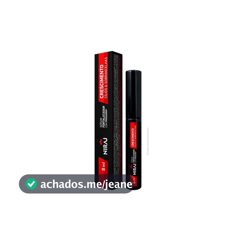 Niraj - Sérum Fort. De Cílios Com Prohairim 8ml - Vermelho