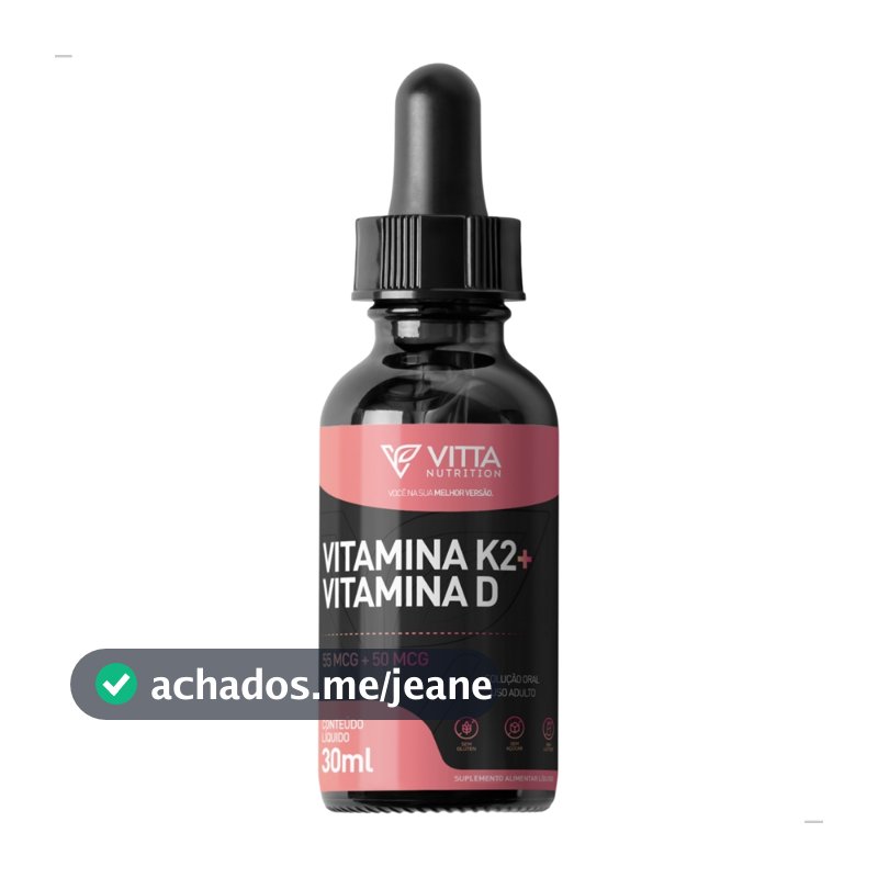 Vitamina D3 2000UI Com Vitamina K2 MK7 Vitamina D3 E K2 em Gotas 30ml Menaquinona-7