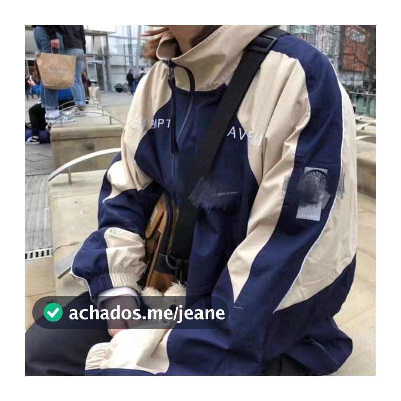 Gavmpt tridimensional em relevo jaqueta conjunta CE esportes bordado Retro costura jaqueta zíper Ultra leve jaqueta 2135