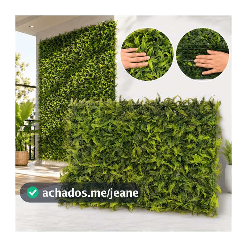 15/20/30 Placa Samambaia Artificial Jardim Vertical Grama Parede Muro Inglês Decoração Cheio