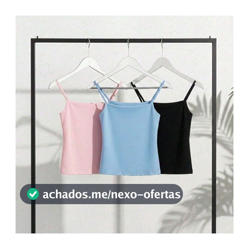 Kit 3 Regata Feminina Alcinha Blusa Feminina Alcinha Suplex