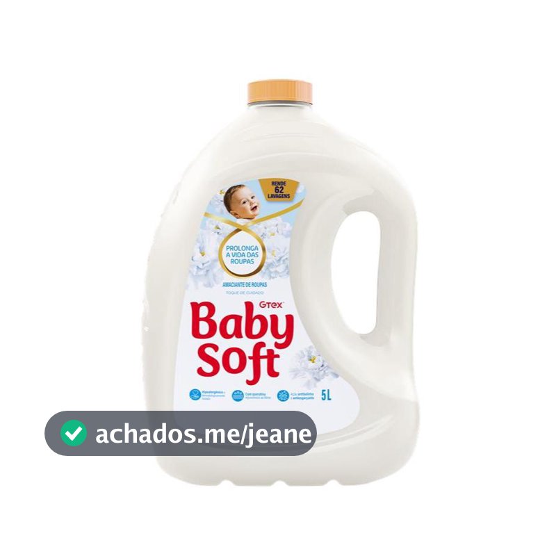 Amaciante Baby Soft Toque de Cuidado - 5L