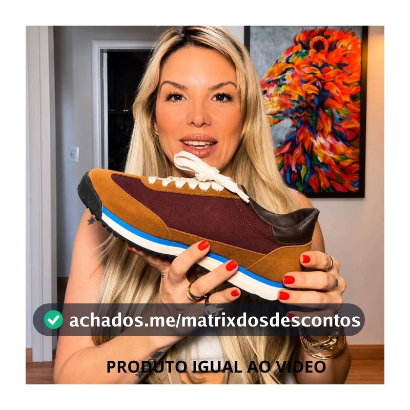 Tênis Feminino Casual Camurça Laçamento Couro 72