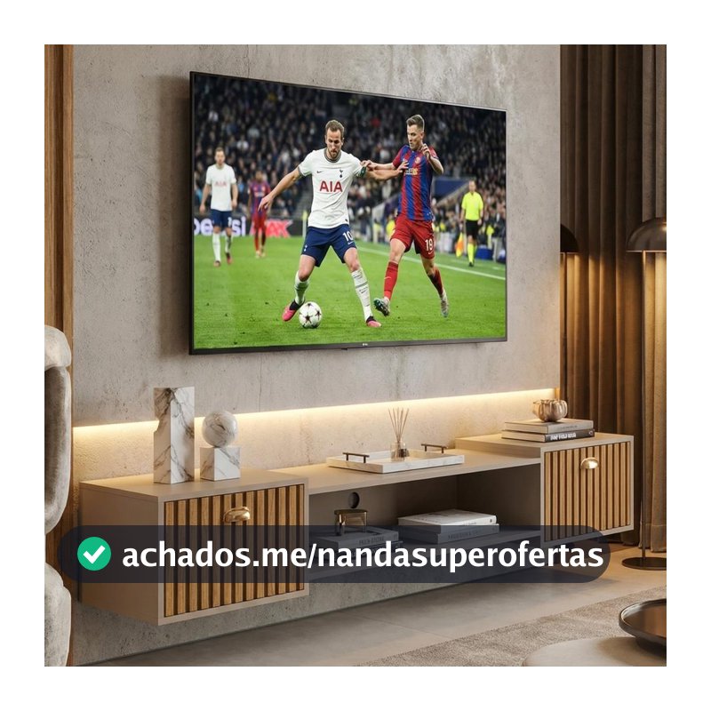 Rack Suspenso 1.80m  Home Leão com 2 Portas para TV até 75” – Moderno e Funcional