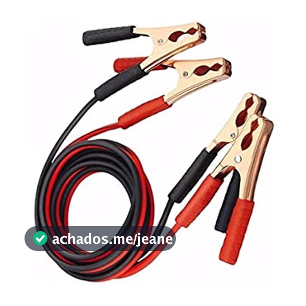 Cabo Transferência Chupeta Carga De Bateria Automotiva 2,5 M 200Amp Universal