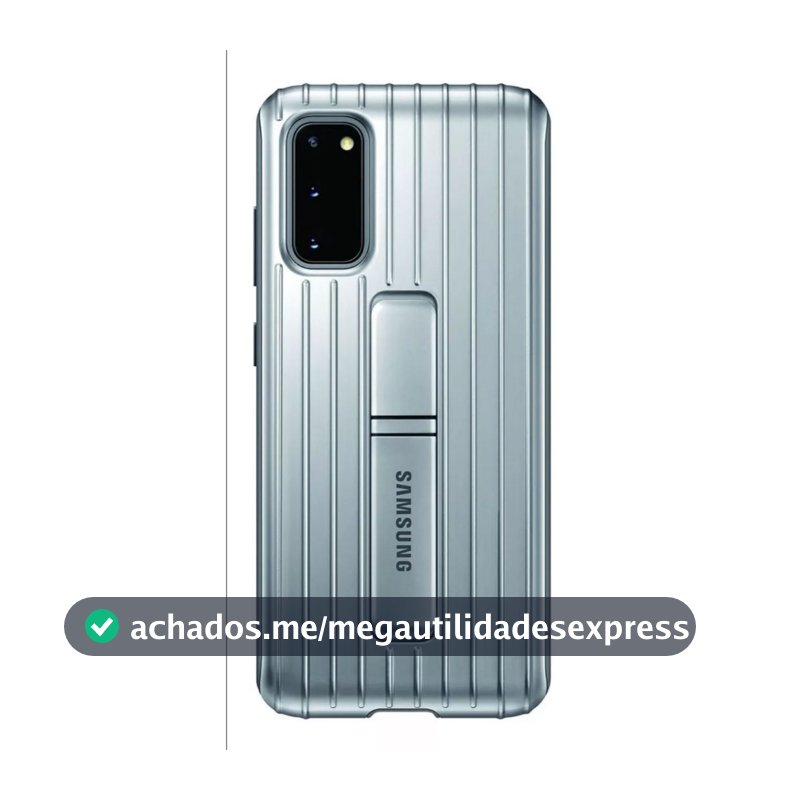 Capa Protective Standing Samsung Galaxy S20 Prata