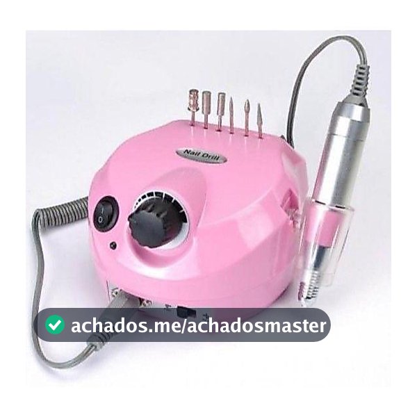 Motor Porquinho 30.000rpm Nail Drill Profissional Bivolt para Manicure e Designe