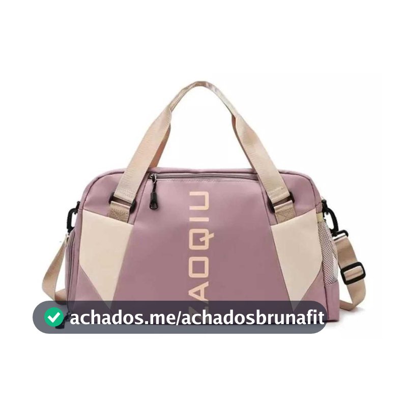 Mala Esportiva Header Bolsa Feminina e Masculina Organizadora Passeio Viagens Desenho Do Tecido Liso