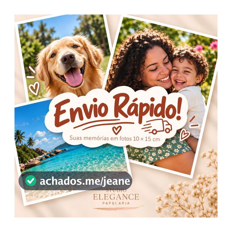Revelação de Fotos 10x15 cm | Kits 05 a 100 Fotos para Álbuns | Papel Fotográfico | Cores Vivas e Impressão Profissional