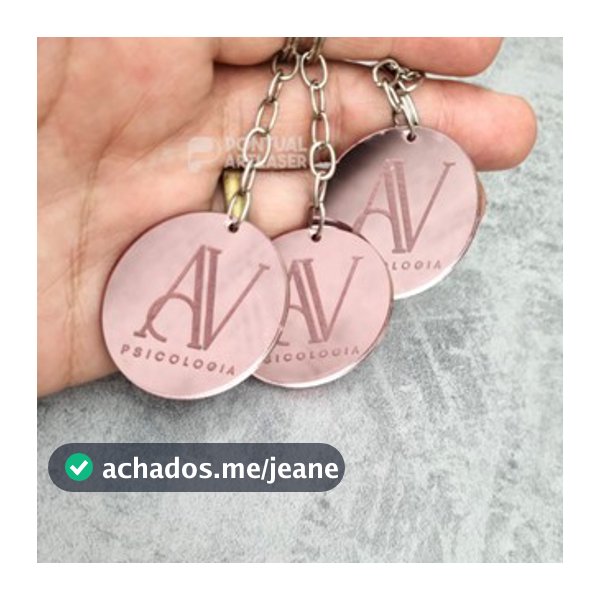 Kit Chaveiro Personalizado Acrílico Espelhado Chaveiro Lembrancinha