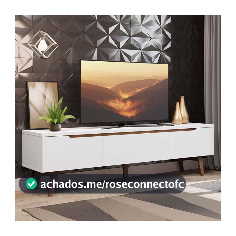 Rack para TV até 75 Polegadas Madesa Reims 2 Portas 1 Gaveta