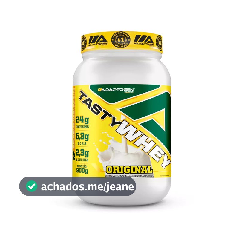 Tasty Whey Adaptogen 900g Whey Protein 3w