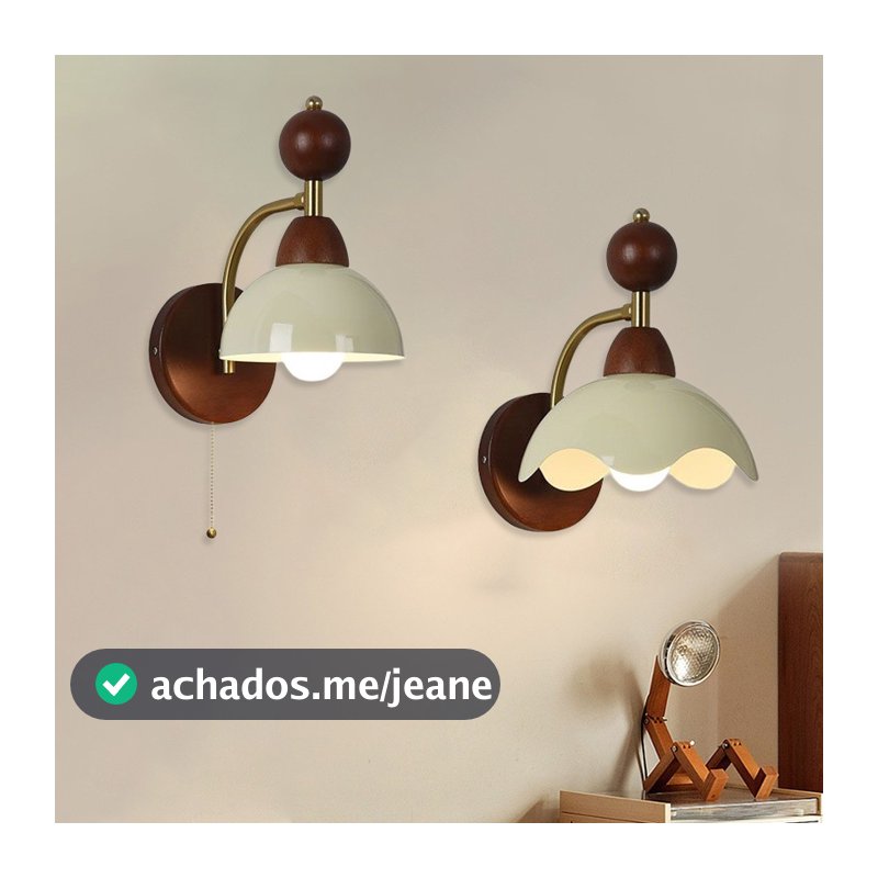 Arandelas De Parede Estilo Japonês , Lâmpada Decorativa Vintage De Fazenda Para Quarto , Cabeceira , Cozinha , Corredor