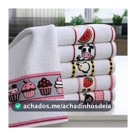 Pano De Prato Copa Atoalhado Felpudo Premium Kit Com 5/10/15 Peças