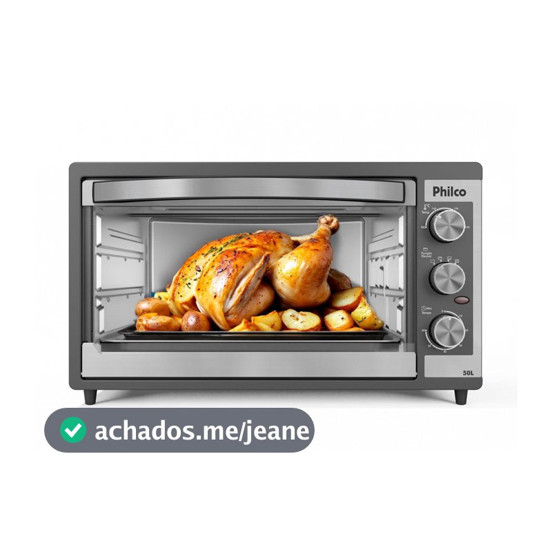Forno Elétrico Philco 50L Dupla Resistência PFE52P