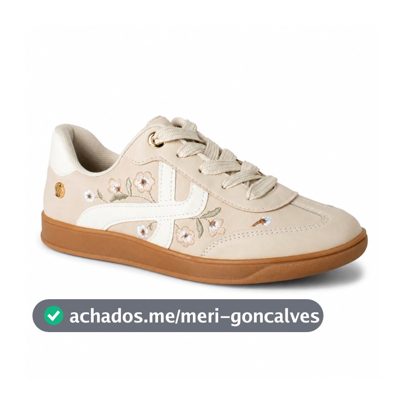 Tênis Feminino Dakota Casual College Bege Floral Original