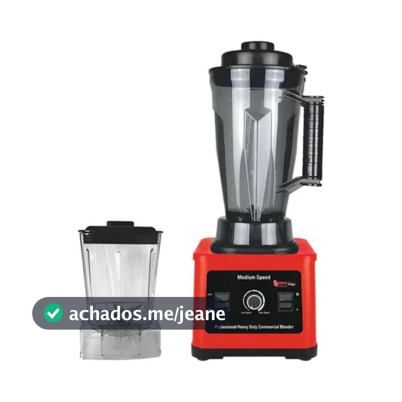 Liquidificador 4L Industrial Bivolt 1800W Alta Potência Profissional Com Copo Extra Moedor Gelo Açaí