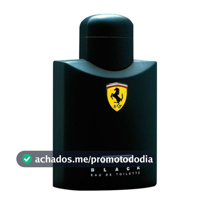 Perfume Ferrari Black Scuderia Eau de Toilette Perfume Masculino 125ml