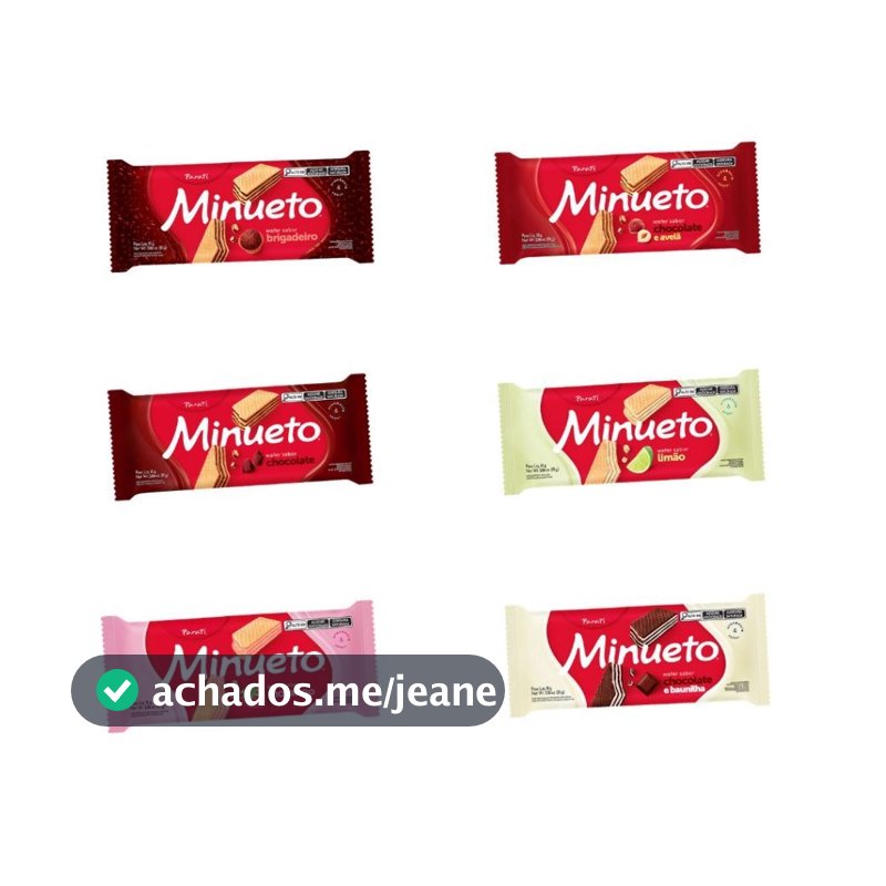 Biscoito Wafer Parati® Minueto® 81g