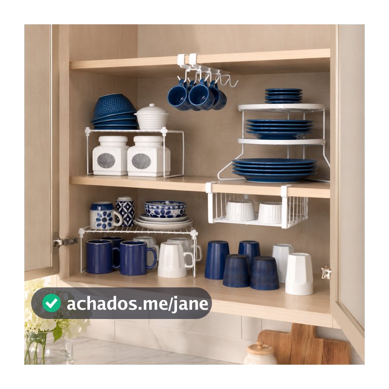 Organizador de Armário de Cozinha kit com 5 Organizadores