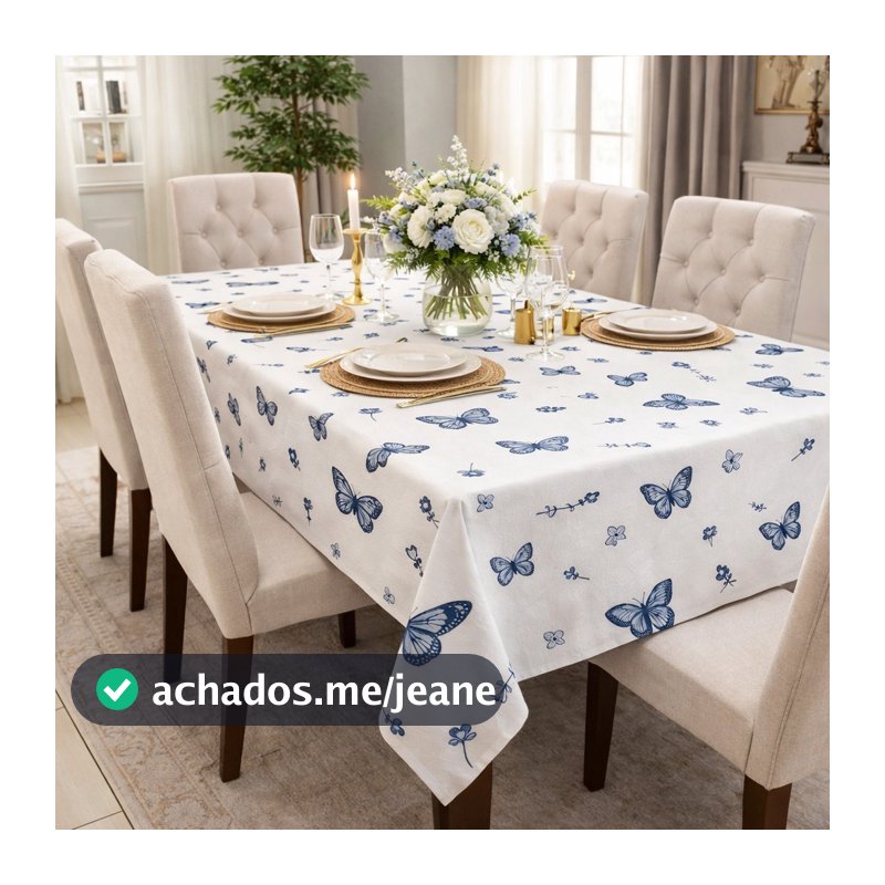 Toalha de Mesa 4 6 8 10 LUGARES ALGODAO DECORACAO DE Cozinha Estampada Retangular