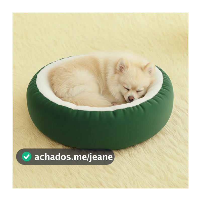 Cama Caminha Pet Redonda de Sherpa para Gatos e Cachorros Macia, Quentinha e Confortável