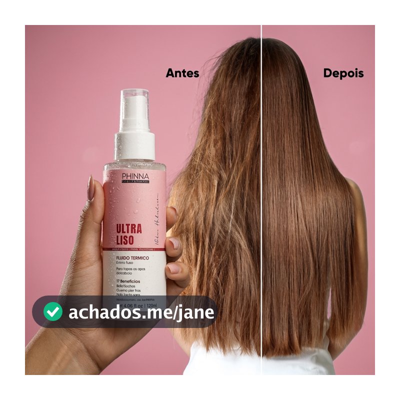 Protetor Térmico Ultra Liso Brilho e Antifrizz 120mL