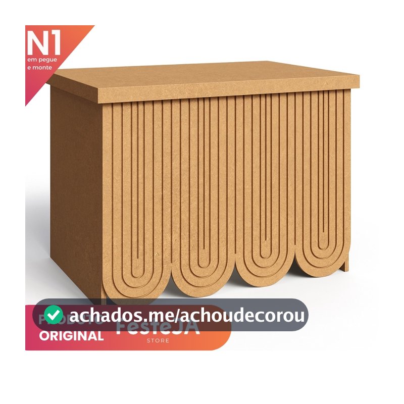 Mesa Arco Iris Babado Mdf Decoração De Festa Cenario
