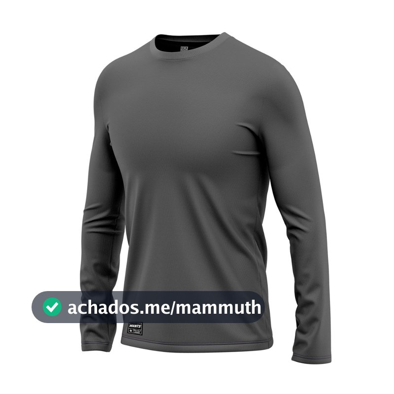 Camisa Térmica Manga Longa UV Esporte Pesca Antimosquito Proteção Solar UV-A e UV-B Dry Fit Leve