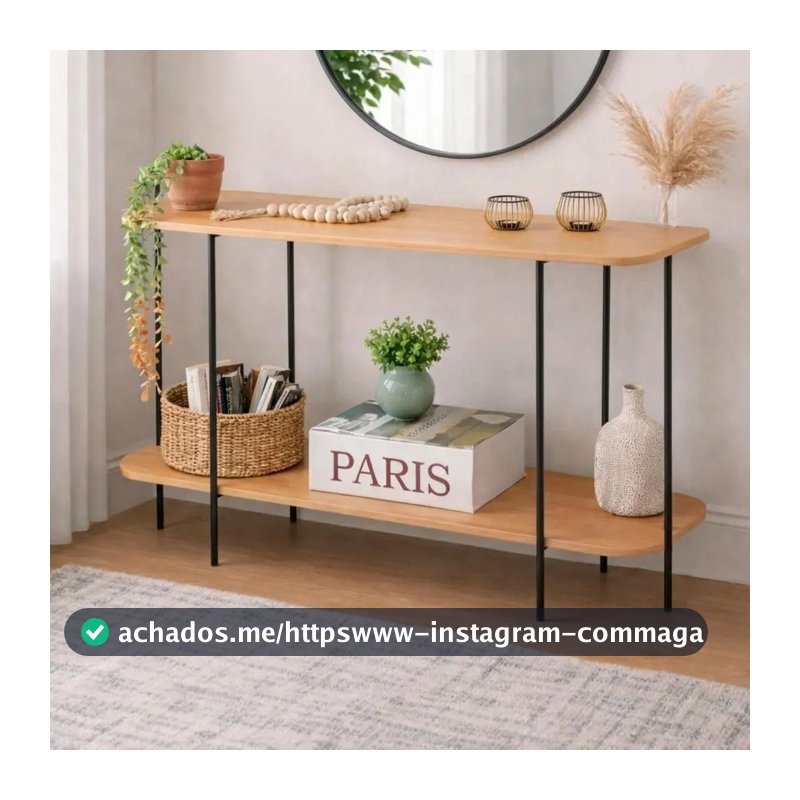 Aparador De Sala Premium Moveis Mdf 80x80cm Lateral E Costa De Sofá Cantinho de Cafe Hall De Entrada Buffet Multiuso
