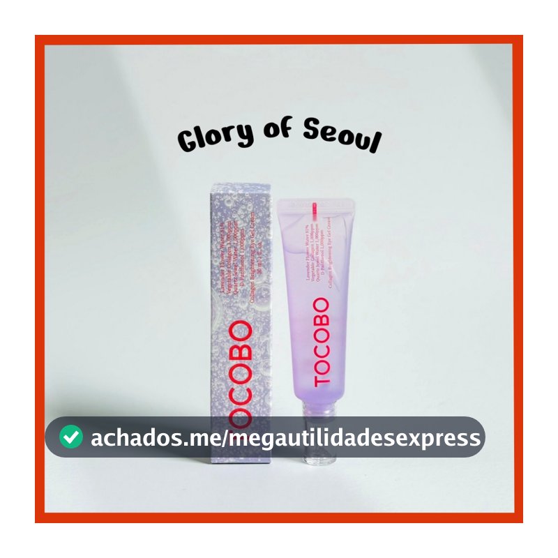 TOCOBO Colágeno Brilhando Creme de Gel para Olhos, 30ml