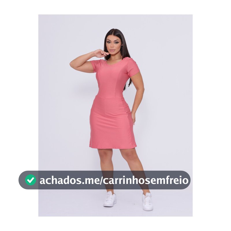 Macacão Vestido Fitness Moda Evangélica Vestido Tapa Bumbum Com bolso Modesta