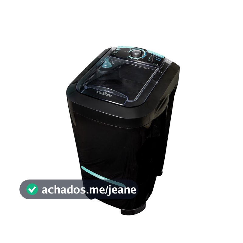Lavadora Tanquinho De Roupas Semiautomática Latina LA551, 10kg, 7 Programas, 2 Molhos, Entrada e Saída Água Manuais