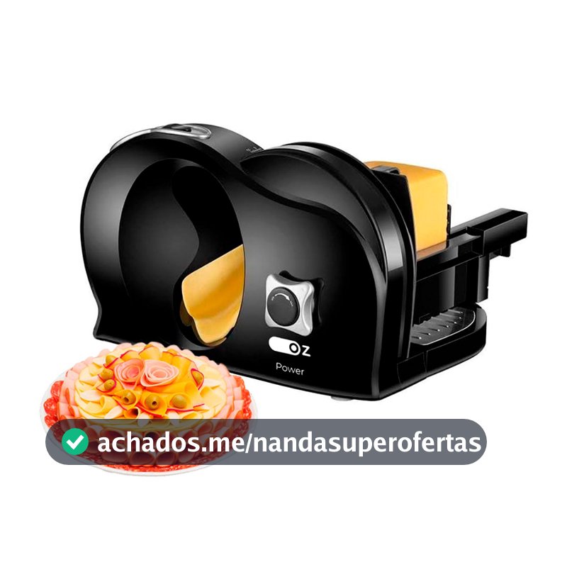 Multifatiador Fatiador Elétrico Oz Fa4615 150W Cortador De Frios Embutidos