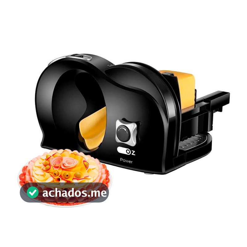 Multifatiador Fatiador Elétrico Oz Fa4615 150W Cortador De Frios Embutidos