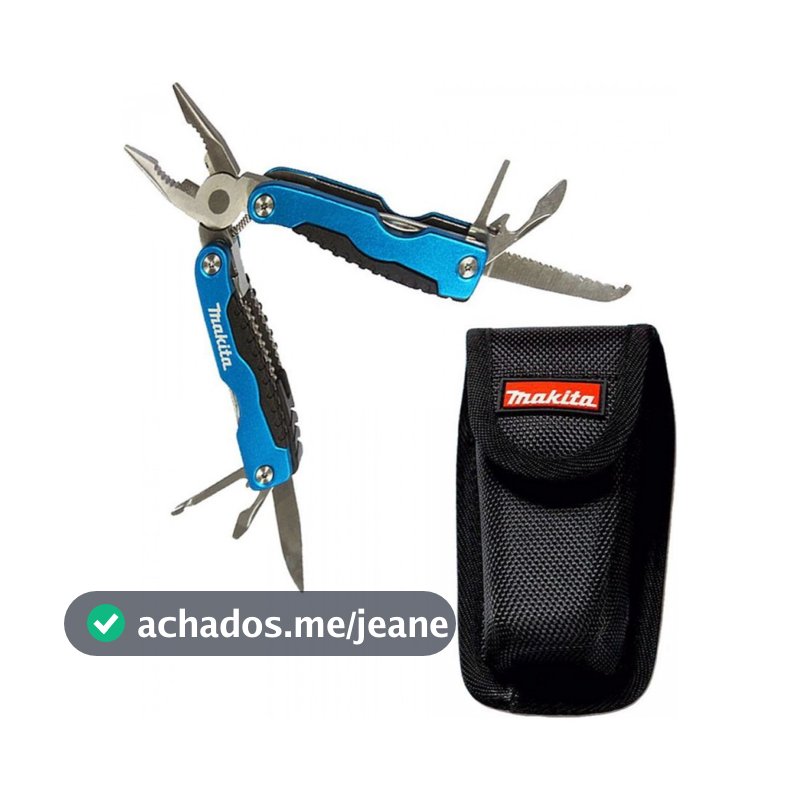 Alicate Makita 9 Funções Canivete Aço Multiuso + Case