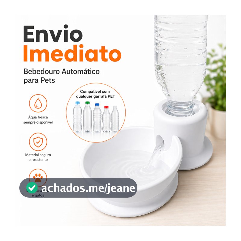 Bebedouro Automático para Pets Portátil
