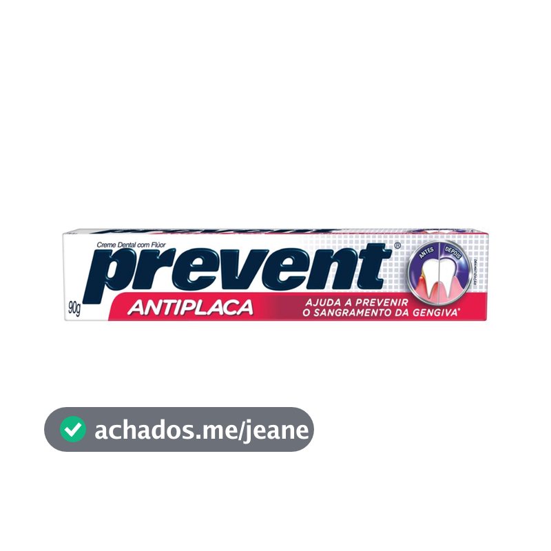 Creme Dental Prevent Antiplaca 90g