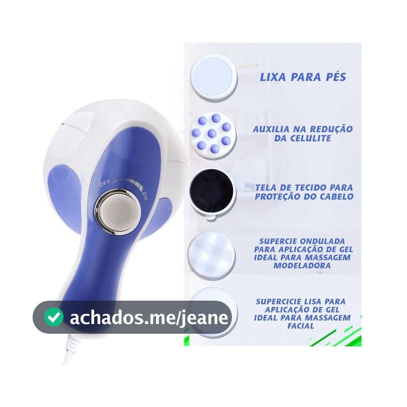 Drenagem Linfática Massageador Orbital Spin Relax