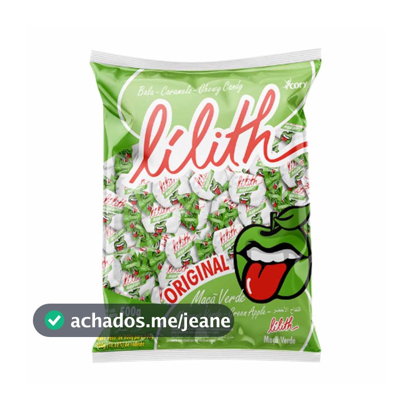 Bala Mastigável Maçã Verde Lilith 500g - Cory