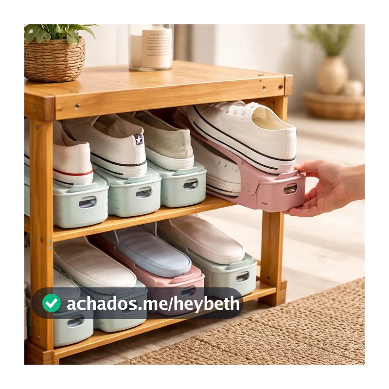 10 Organizador de sapatos para Armários Closets e estante