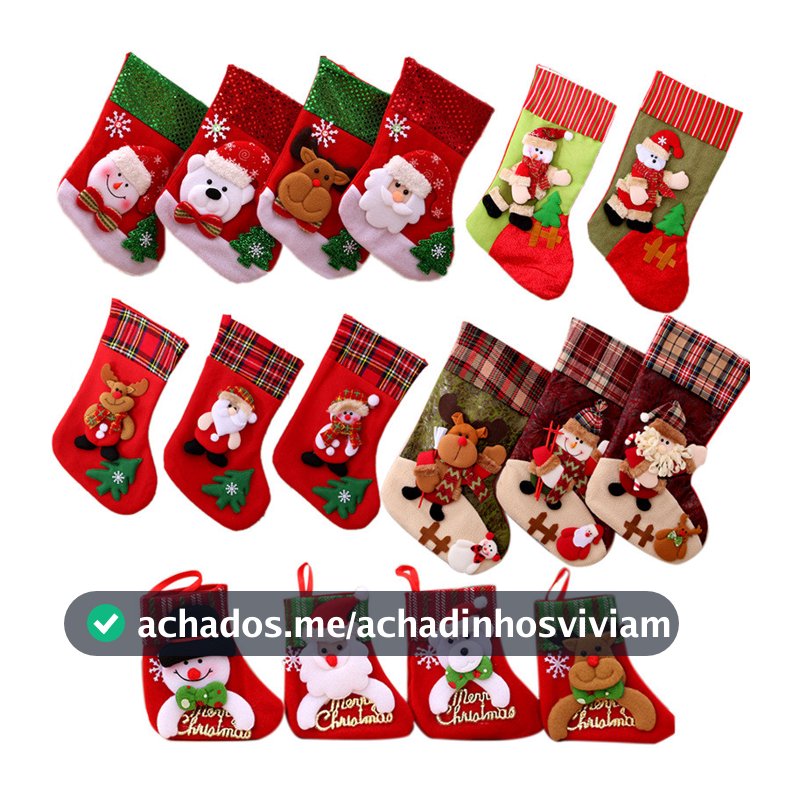 Natal estoque de natal saco de presente de natal natal pequeno estoque pingente enfeites de árvore de natal saco de orna