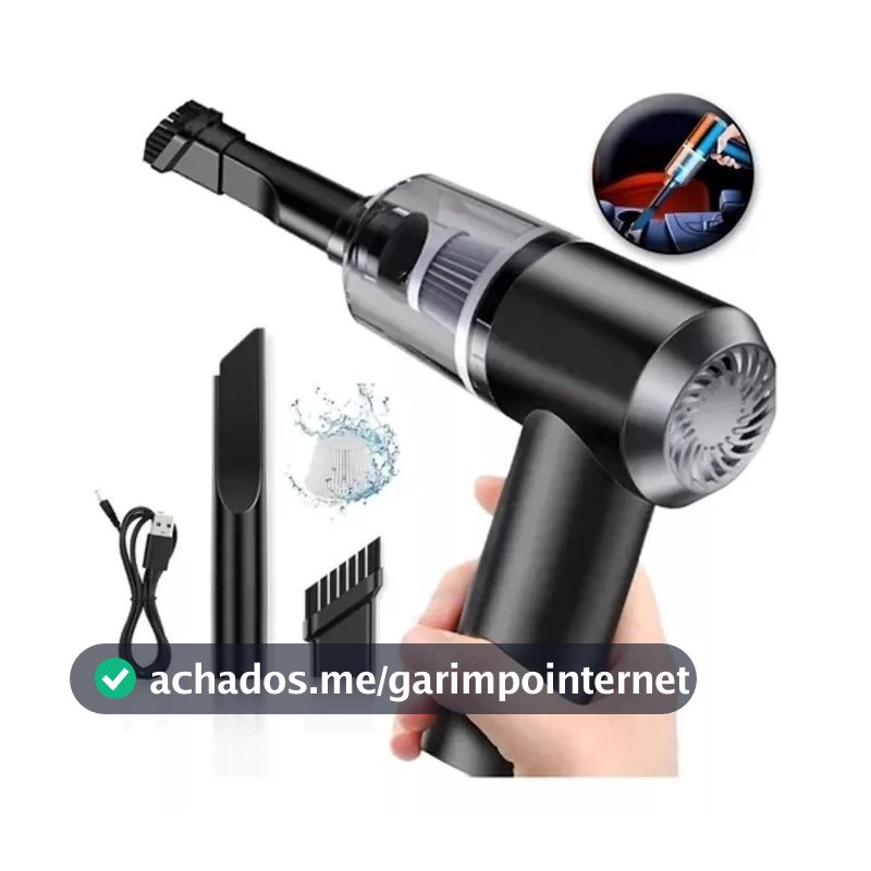 Mini Aspirador De Pó 3 em 1 a Vacuo Usb Portátil Recarregavel -SE8010