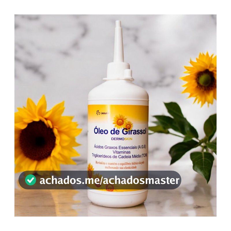 Óleo de Girassol Cicatrizante 200ml (AGE) - Lexun's